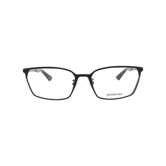 Balenciaga Square-Frame Metal Optical Frames Black Unisex-Adult - Picture 1 of 5